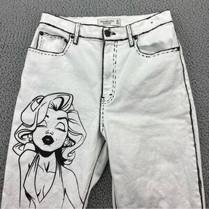 Abercrombie & Fitch Custom The Ankle Straight Ultra High Rise Jeans Size:30/10r